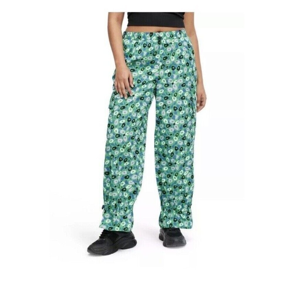 Diane von Furstenberg Utility Jazz Dot Green Cargo Pants DVF Target  XS NEW!!